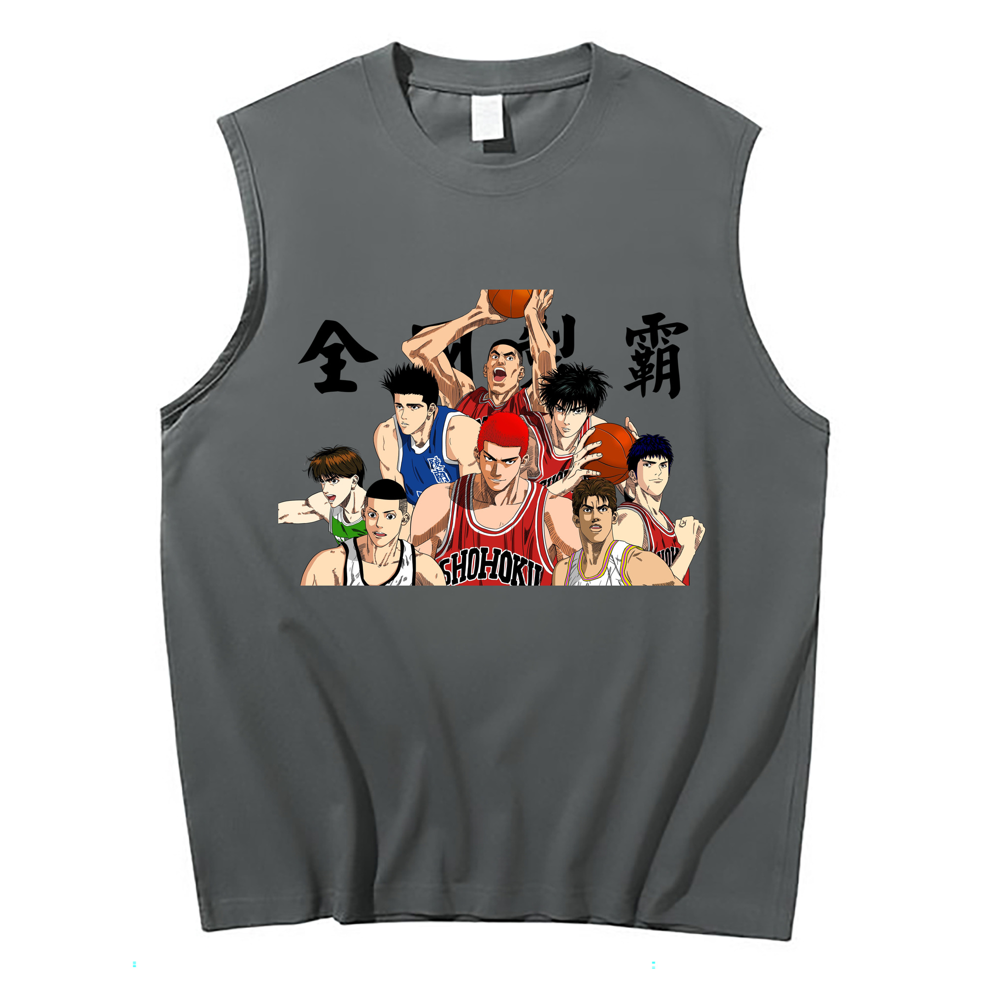 （画像用） SLAM DUNK／スラムダンク コットン100％タンクトップ（フロントプリント）
